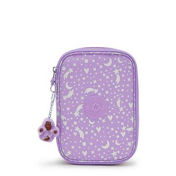 Kipling 100 Pens Printed Case Väska Lila | SE 1179GS